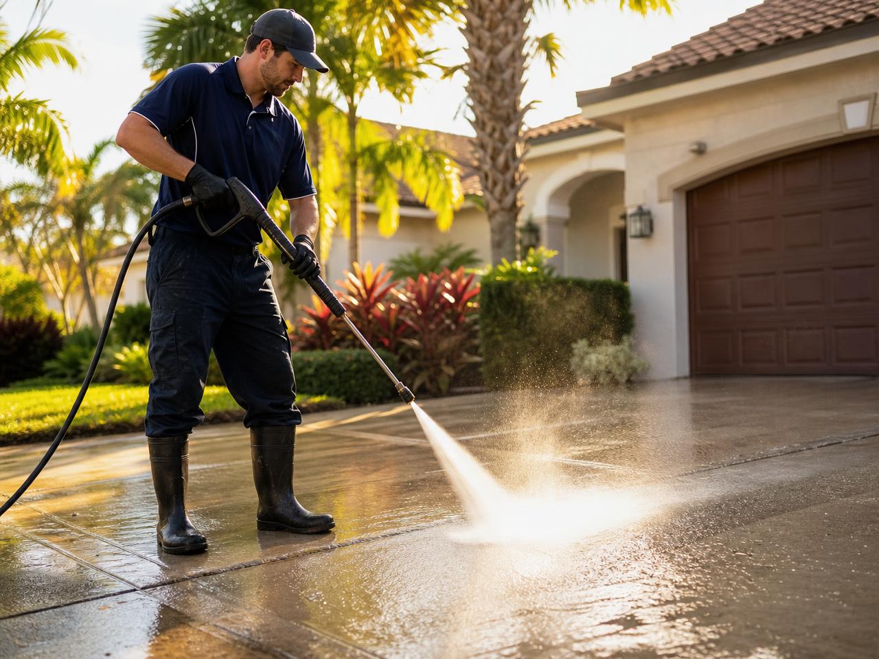 Pressure washing website built by The Wolf of Web Designs